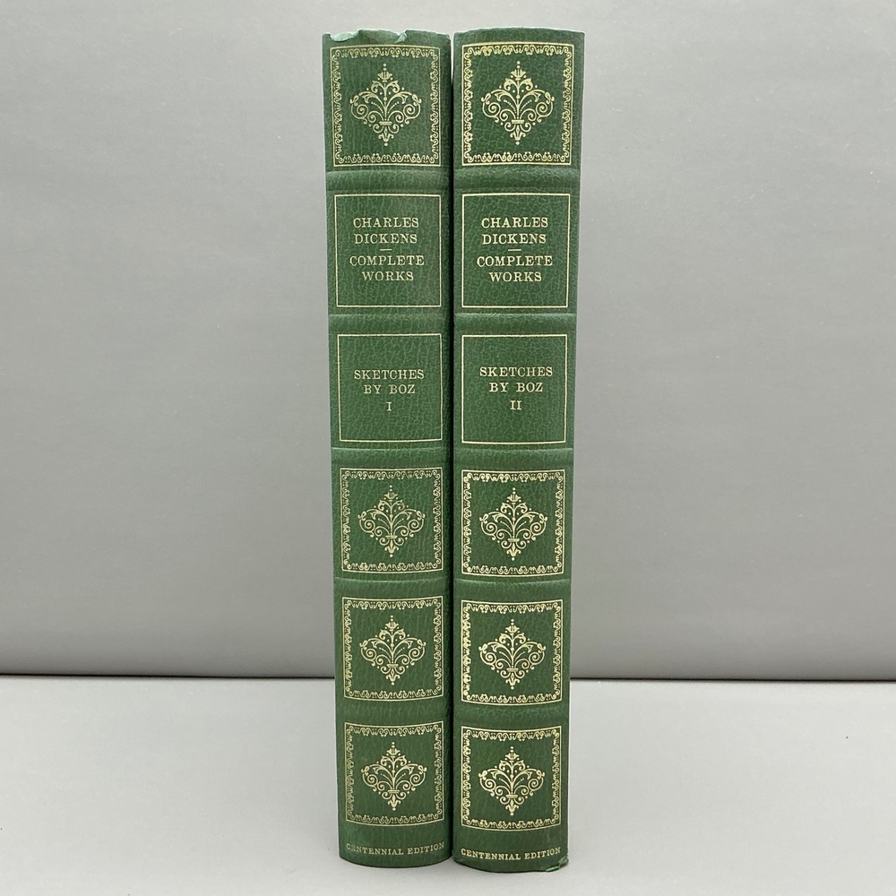Charles Dickens Sketches by Boz I II Centennial Edition Heron Books 2 Vol Set